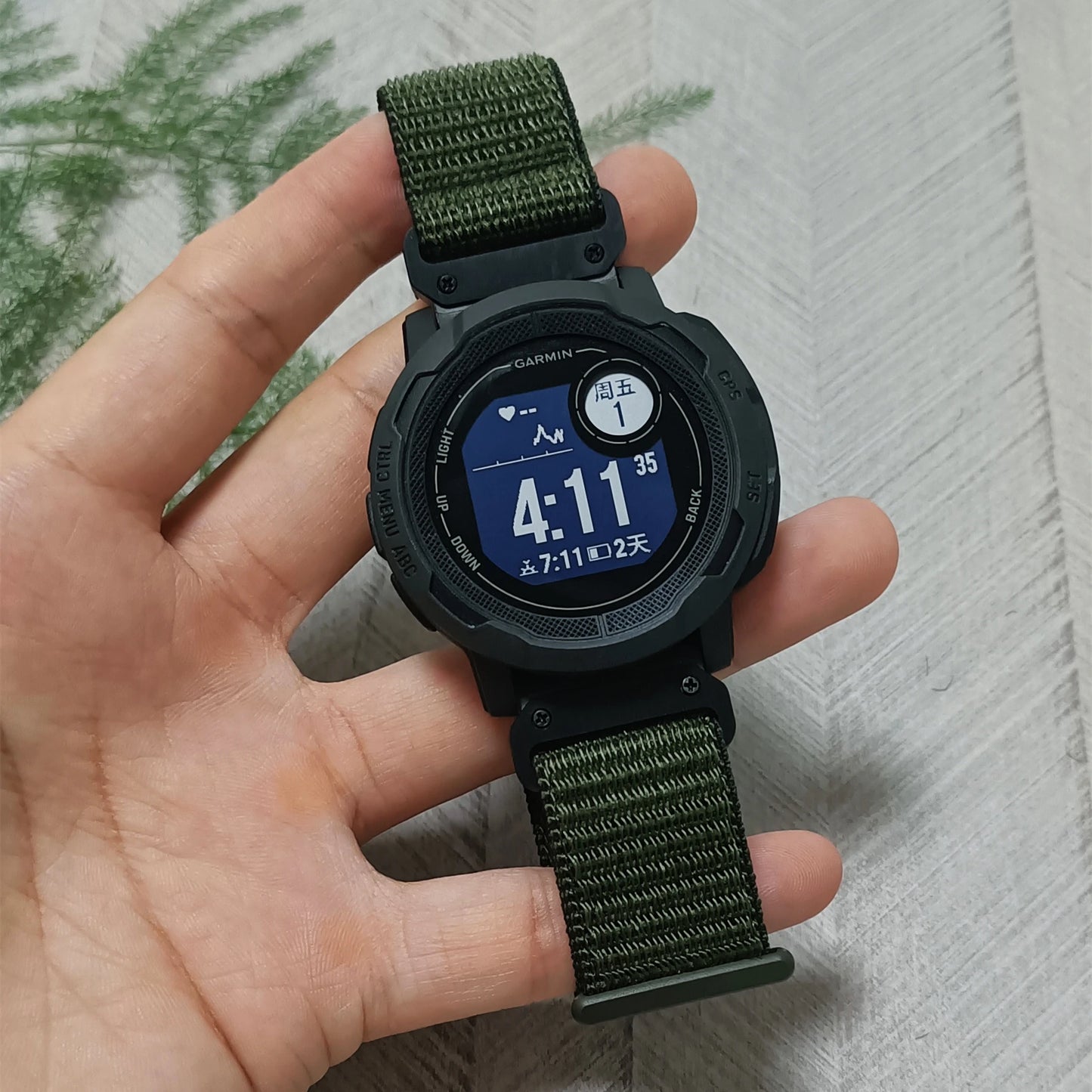 22 26mm Garmin Nylon Quick Release Strap For Fenix5 5XPlus 6 6XPro 7Pro 7XPro Easy Fit Watch Band Instinct1 2 Tactix7 Wristband