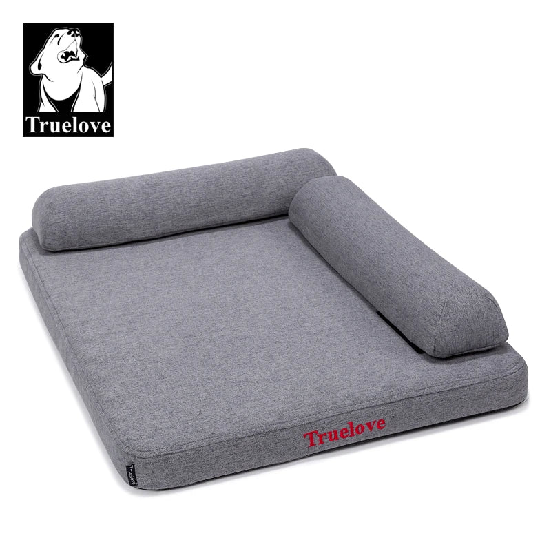 TRUELOVE Pet Bed TLX1211Pet Comfort Mattress Hidden Zipper For Easy Removal Linen Comfort Fabric High-density memory foam pillow