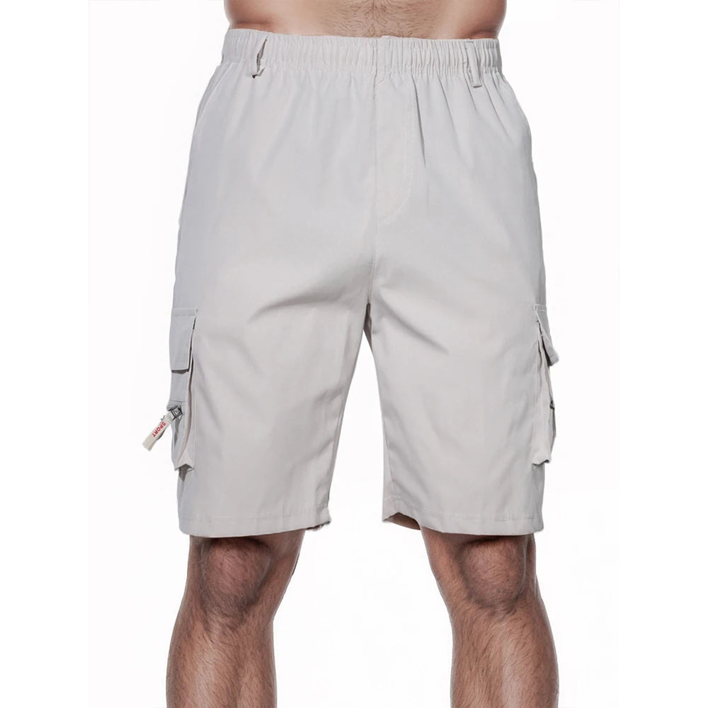 Men's Cargo Shorts Big Size Sports Knee Shorts Classic Short Pants Streetwear Straight Loose Work Casual Street Shorts