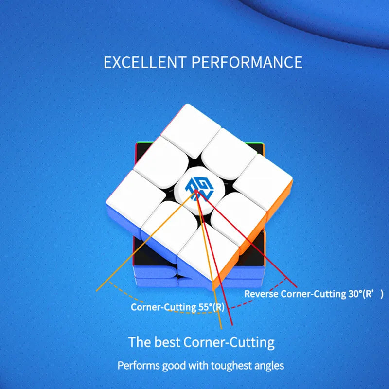 GAN 356 RS Speed Cube Stickerless 3x3 Speedcube 3x3x3 Professional Magic Cube Puzzle Toys for Children GAN Cubes