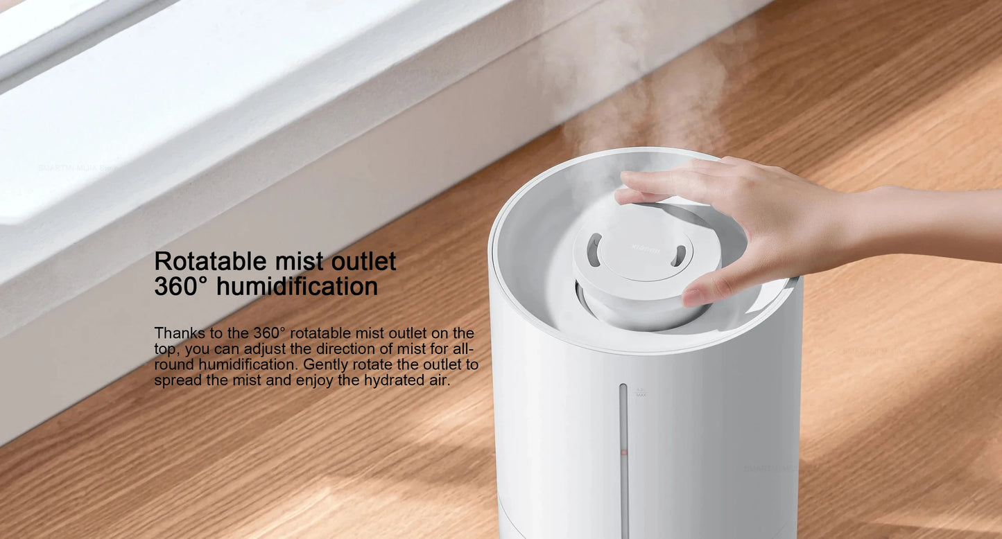 XIAOMI MIJIA  Humidifier 2,Top Fill 4L Supersized Cool Mist Humidifier,30H Runtime,Silver ion antibacterial,For Home, Large Room