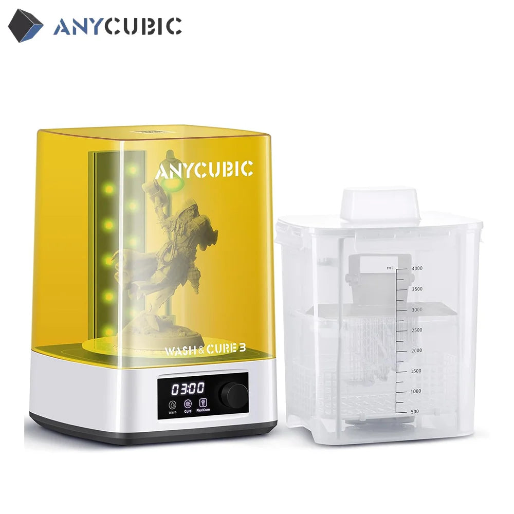 ANYCUBIC Wash and Cure Machine 3.0 Washing and Curing Station for Photon Mono 2 /D2 Series LCD/DLP/SLA 3D Printer Models