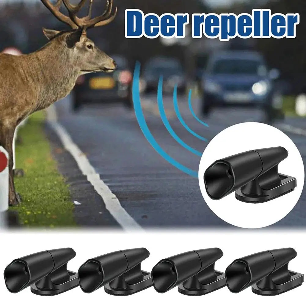 ABS Anti Collision Siren Deer Repeller Ultrasonic Wave Wild Animals Avoid Warnings Suitable For Most Cars Alert Equipment
