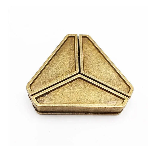Alloy Triangle Lock Puzzle Brain Teasers Adults IQ For Children Quebra Cabeça Rompecabezas Metal Juegos De Ingenio Y Logica