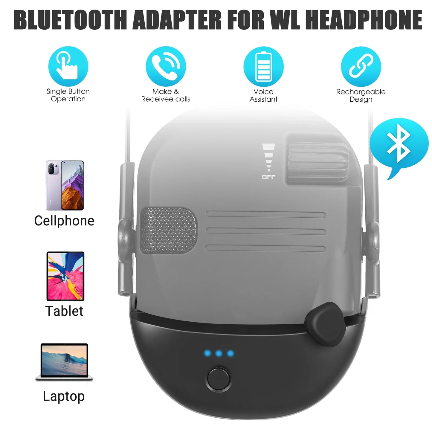 Wireless Electronic Anti-noise Shooting Headset Bluetooth Tactical Hunting Earmuff Hands-Free Calling Hearing Protection Headset