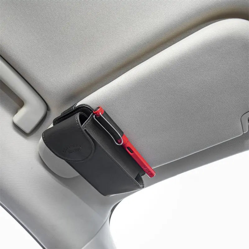 Car Sunglasses Frame Carbon Fiber Bills Multi Function In Car Creative Eye Box Card Double Headed Clip On Board Stowing Tidying