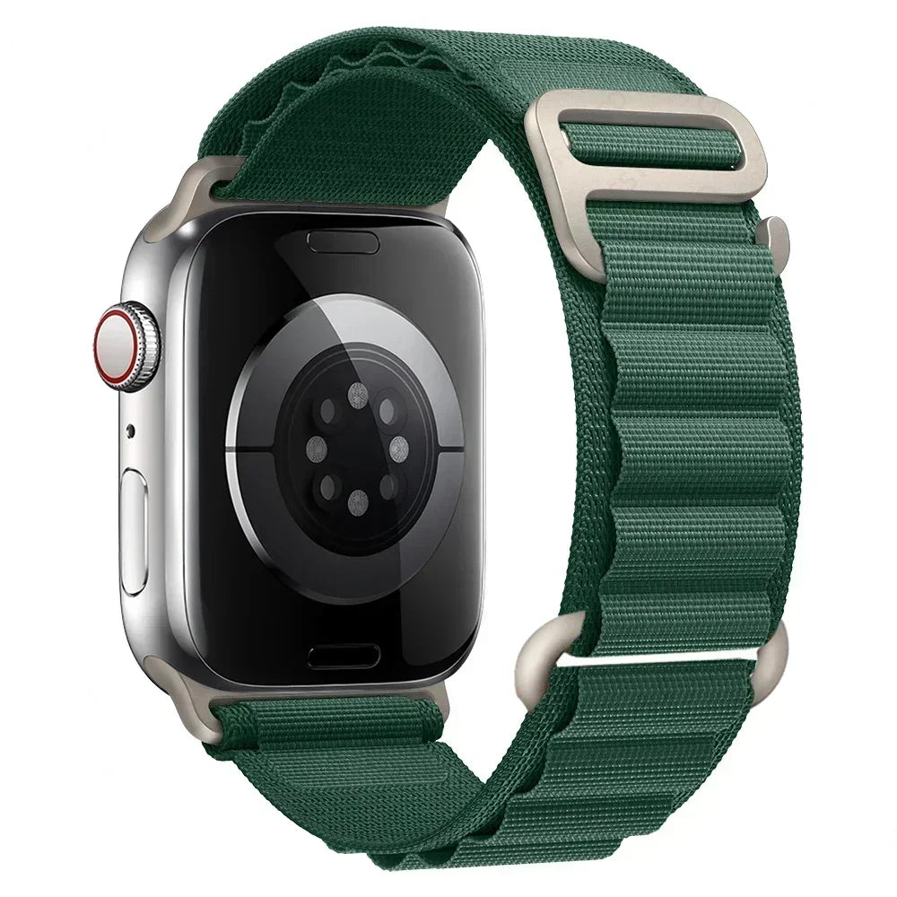 Alpine Loop Nylon Band For Apple Watch Strap 49mm 45mm 41mm 44mm 40mm 42mm 38mm Metal G-Hook Bracelet iWatch Ultra 34 5 SE 6 7 8