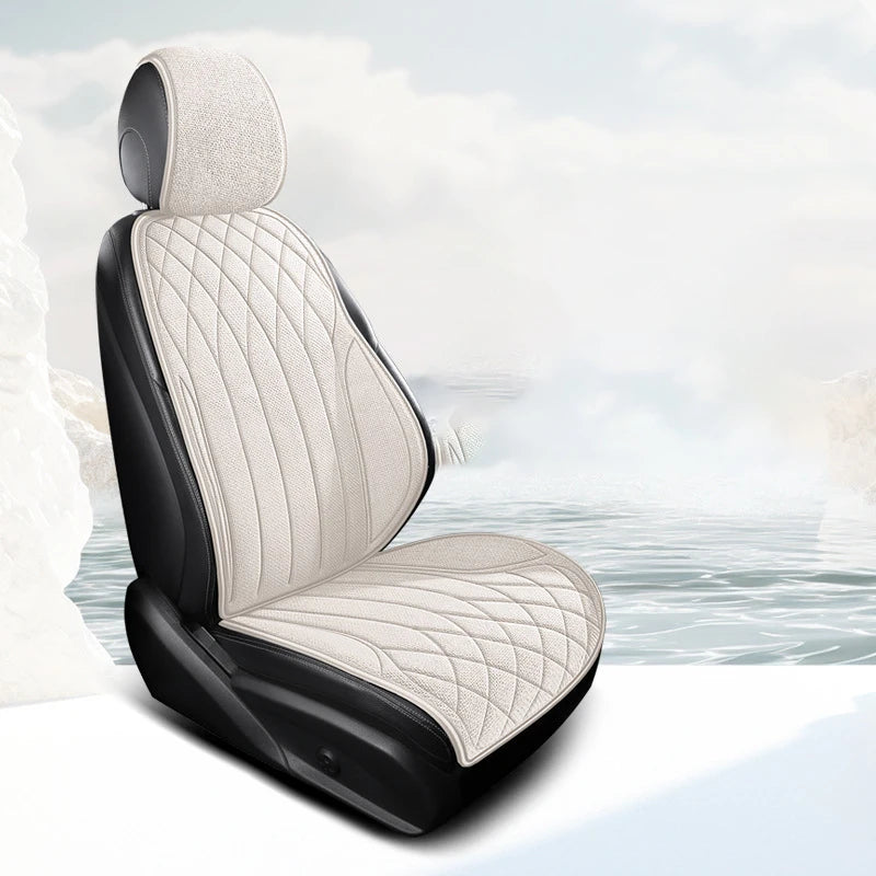 Universal Car Seat Cover Four Season Auto Flax Breathable Anti-Slip Covers for Car Seats Cover Protection Cars Seats Covers