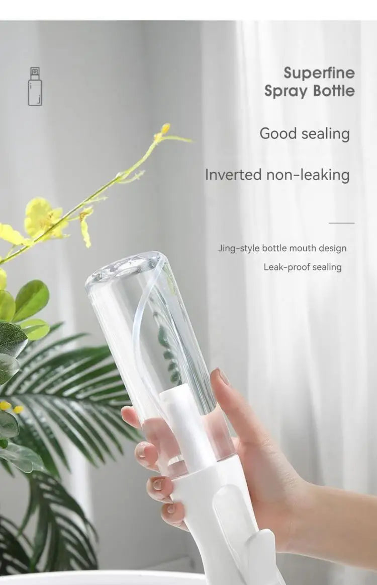 200ml Hairdressing Spray Bottle Barber Hair High Pressure Water Can Salon Refill Bottle Beauty Atomizer Container