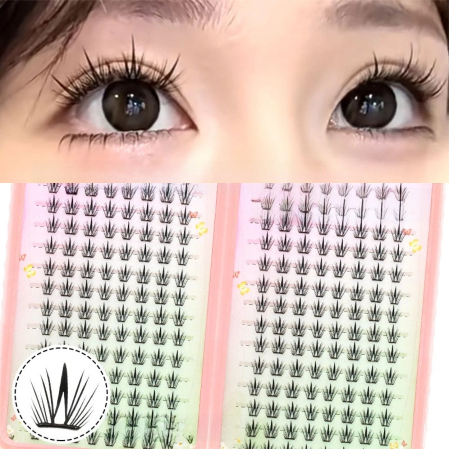 Fairy Eyelashes Thin Flake Eyelash Book For Idol Girls Korean Style False Eyelashes Natural False Eyelashes Extension