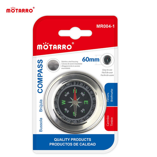 MOTARRO 1Pcs Portable Compass Aluminum Lightweight New Outdoor Camping Hiking Portable Pocket Compass