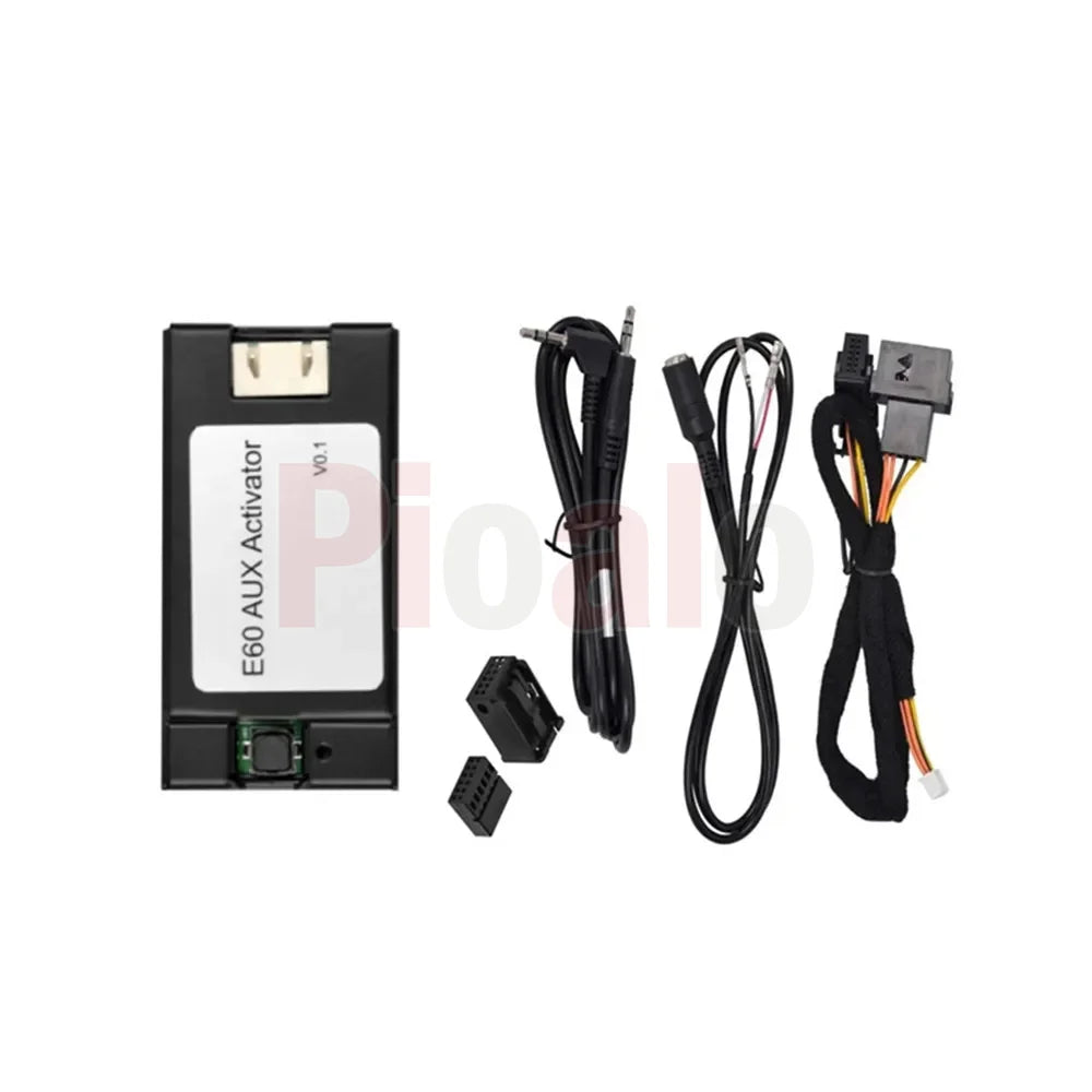 Car Radio AUX Activator For BMW 5 Series E60 E61 E63 E64 2003 - 2010 original car without AUX install android radio can directly