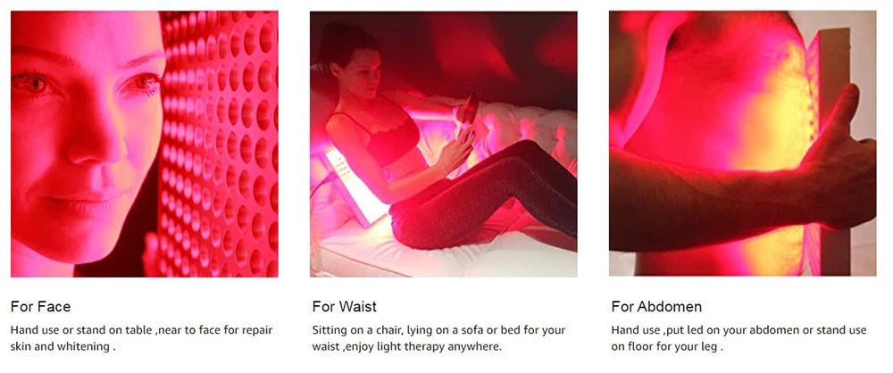 NEW LED Light Therapy Panel 45W Body Pain Relief Treatment 660nm 850nm Near Infrared Full Body Face Anti Aging Red Grow Light