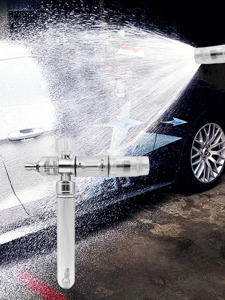 35ml Water Foam Pot with 1/4 Inch Quick Connector Pressure Washer Gun Adjustable Car Wash Foam Sprayer for Cleaning Cars SUVs