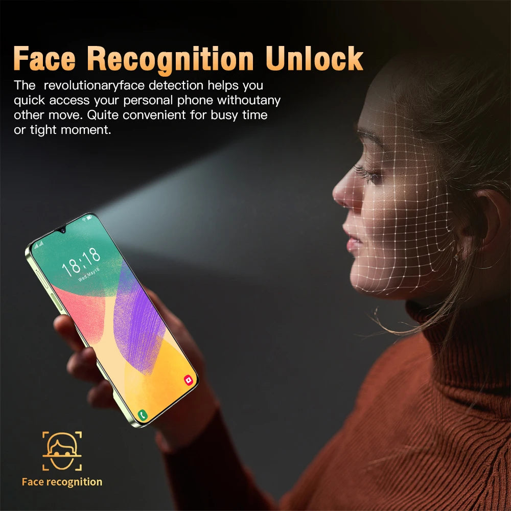 HOT 2025 new S25 Ultra original intelligent 5G dual card dual standby Android 13 system global version phones 8000mAh battery