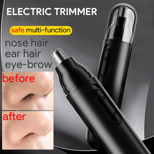 HOT Electric Nose Hair Trimmer Ear Hair Trimmer Eye-brow shaping Professional Safe Painless Portable For Business Trip And Home