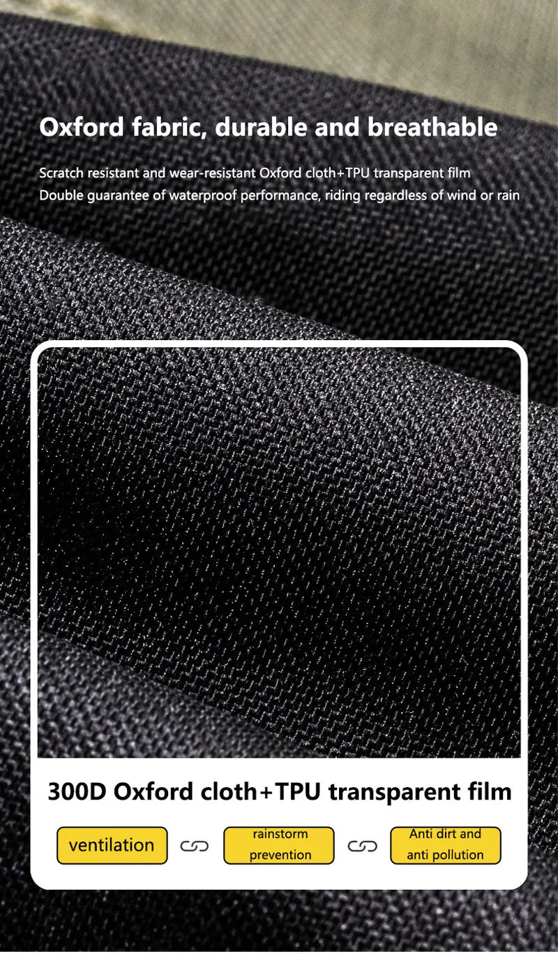 Men Women Waterproof Motorcycle Rider Raincoat Suit Set Reflective Light Raincoat For Riding Jacket Pants Set