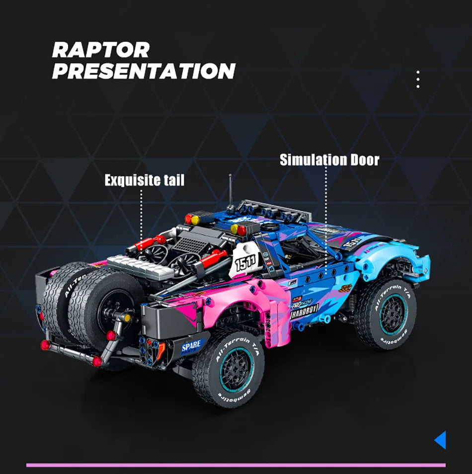 Technical Expert Off Road Sport Car Model Building Blocks City Mechanical Super Racing Vehicle Bricks Toys Children Gift 1341Pcs