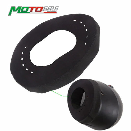 1PC Motorcycle Helmet Skirt Wrap-Around Helmet Bib Wind & Rain Bib Helmet Warm Bib Detachable Noise Blocker Short Type