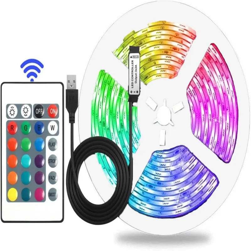 Intelligent LED strip lights-color change, music synchronization, application control, remote control, RGB-suitable for room dec