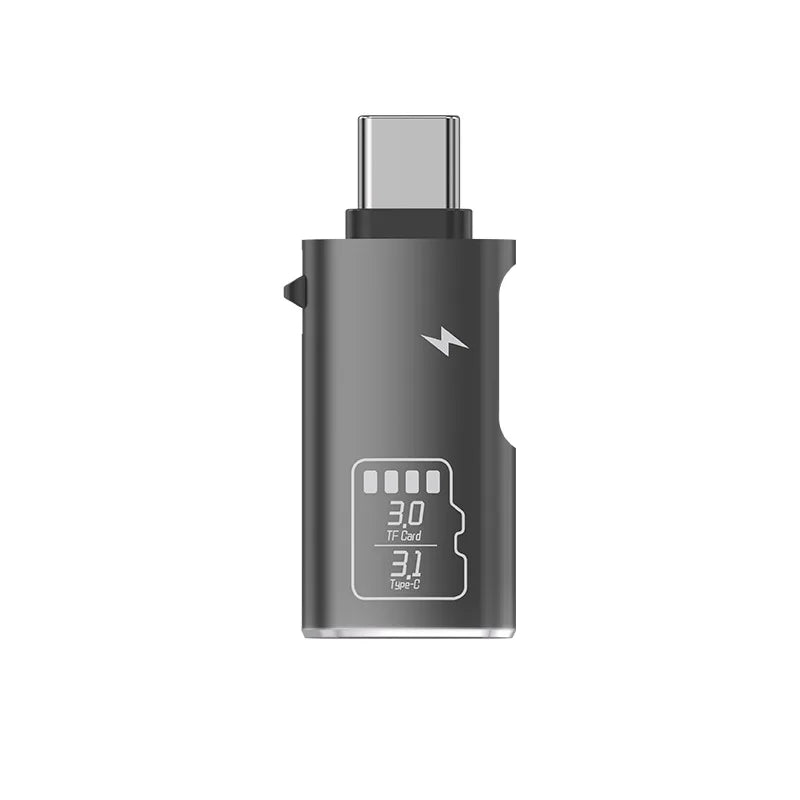 Type C 3.1 High Speed Micro SD TF Memory Card Reader for iPhone 15 Huawei Mobile Phone PD Charging Dongle Charger Cable Adapter