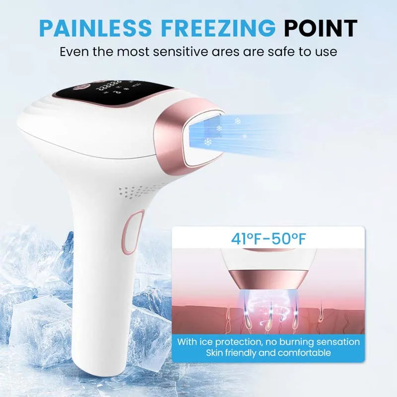 3-in-1 ABS Material Light Hair Removal Instrument Intense Pulse IPL Photon Beauty Tender Skin Removal Wholesale Ice Gratitude