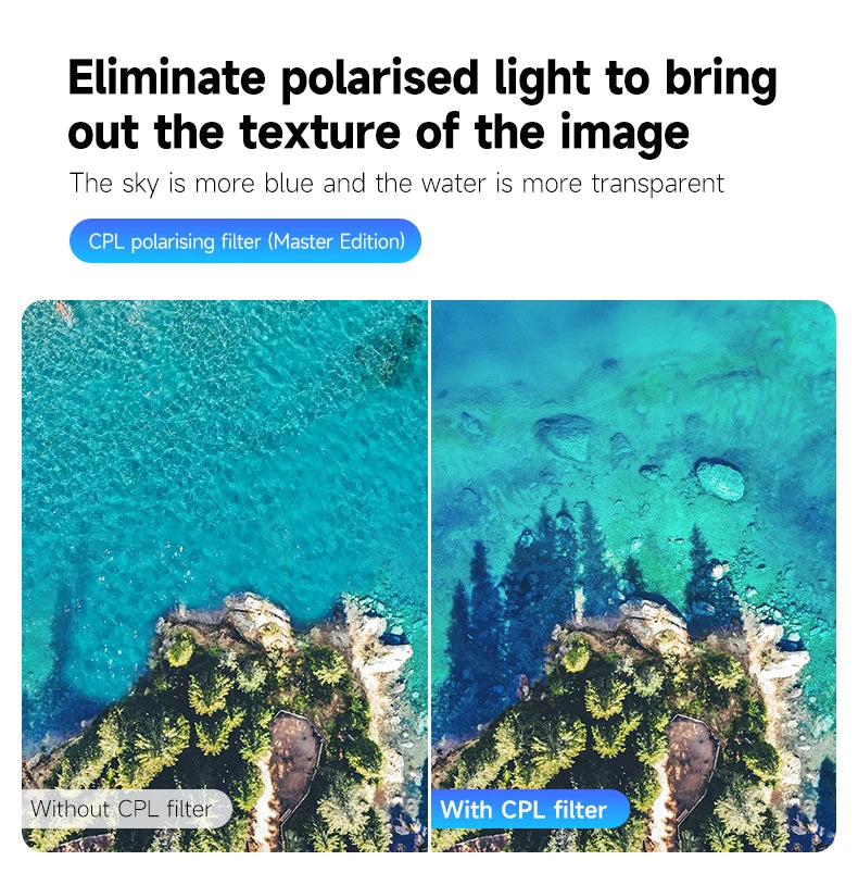 TELESIN CPL ND8 ND16 ND32 Lens Set Aluminium Alloy Frame for DJI OSMO Action 3 4 5pro ND CPL Filter Action Camera Accessories