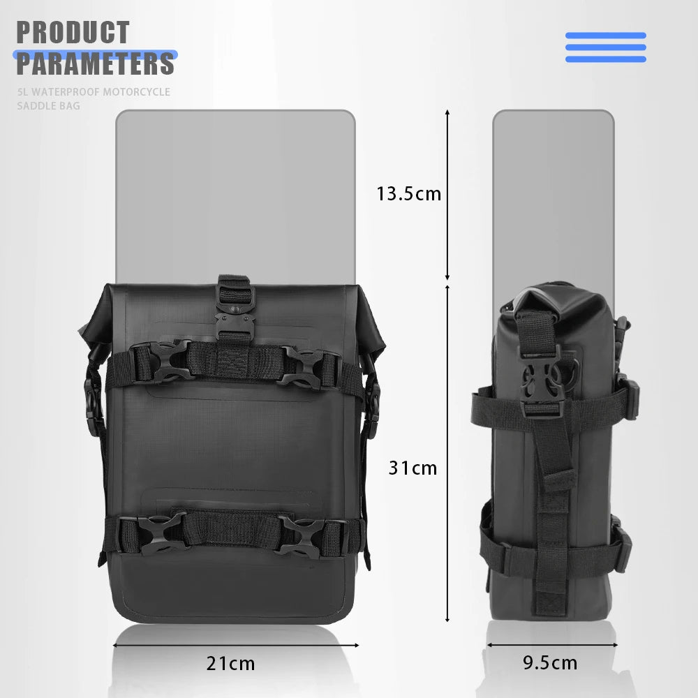 For BMW R1200GS R1250GS ADV For HONDA NC750X CB500X Motorcycle Frame Crash Bars Waterproof Bag Bumper Repair Tool Placement Bag