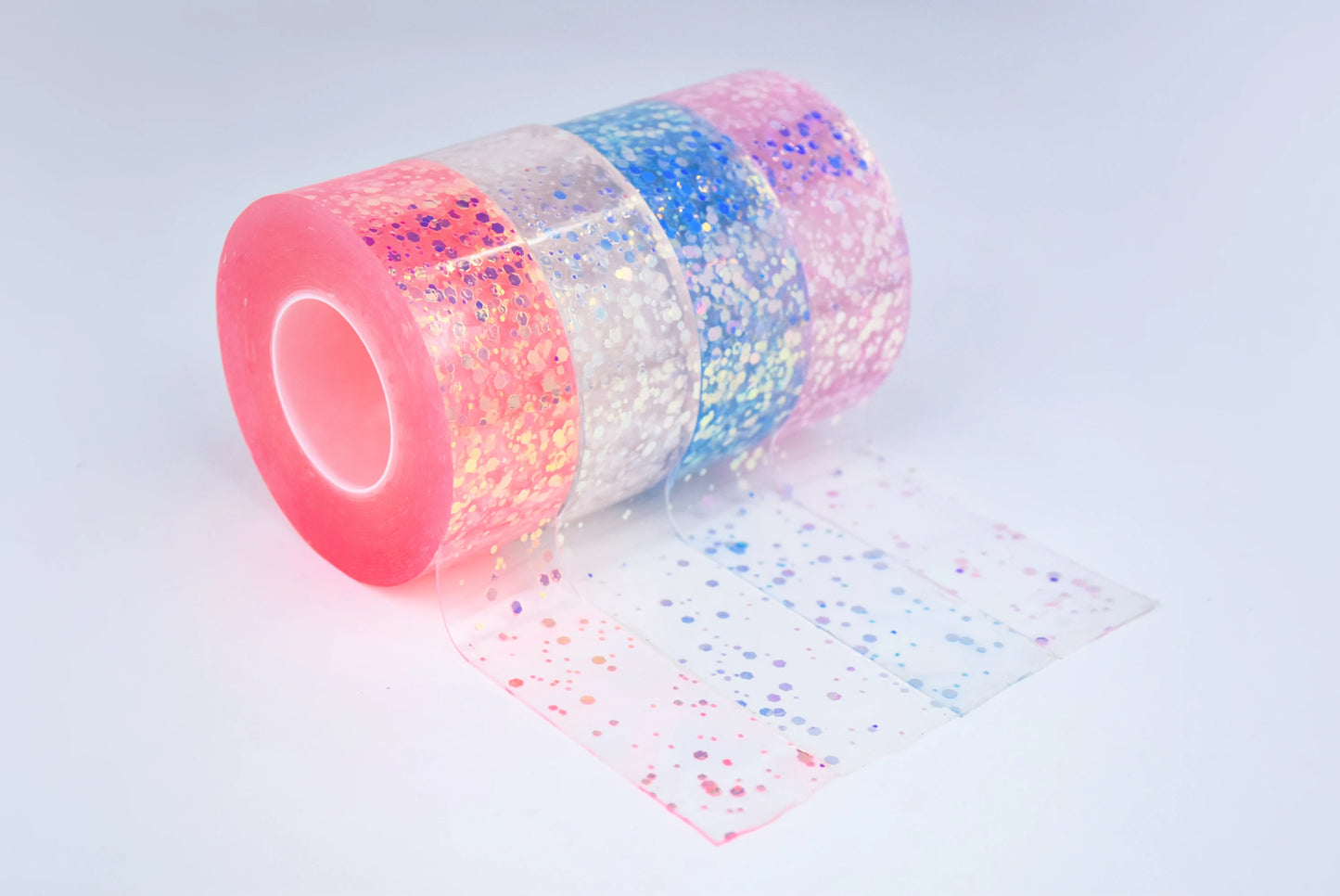 1PCS Random Color Glow-in-the-dark Nano Tape Shinny Packing Stationery New Arrival Double Sided Office School Colorful Tape