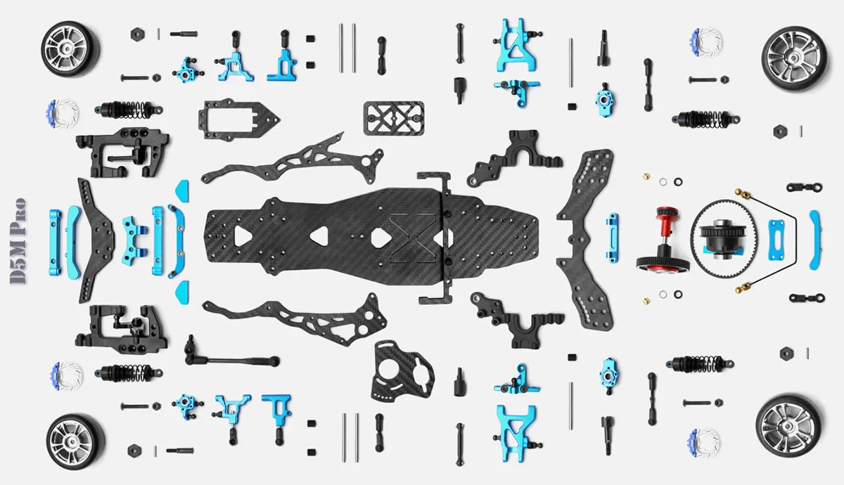 RC Car 3RACING Sakura D5 D5Pro D5M KIT 1:10 Carbon Fiber DIY Model Remote Control Super Rear Drive Drift High Speed Racing Frame