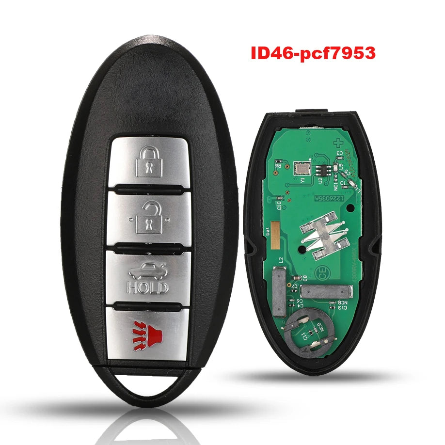 jingyuqin 315mhz ID46/pcf7941Chip Smart Remote Car Key For Nissan TEANA 2009-2013 ALTIMA 2007-2012 MAXIMA KR55WK48903，KR55WK4962