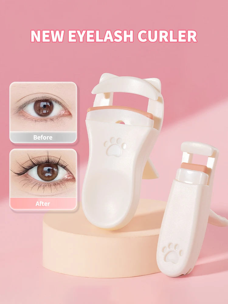 Eyelash Clip Cat Claw Eyelash Clip 1 Set Of Portable Cute Eyelash Clip Tool With Additional Silicone Pad Precision Eyelash Clip