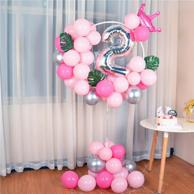 2024 Tubes Balloon Stand Wedding Decoration Happy Birthday Party Balloon Stick Holder Baloon Accessories Festival