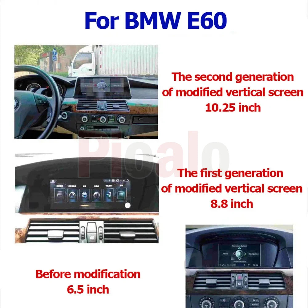 Car Radio AUX Activator For BMW 5 Series E60 E61 E63 E64 2003 - 2010 original car without AUX install android radio can directly