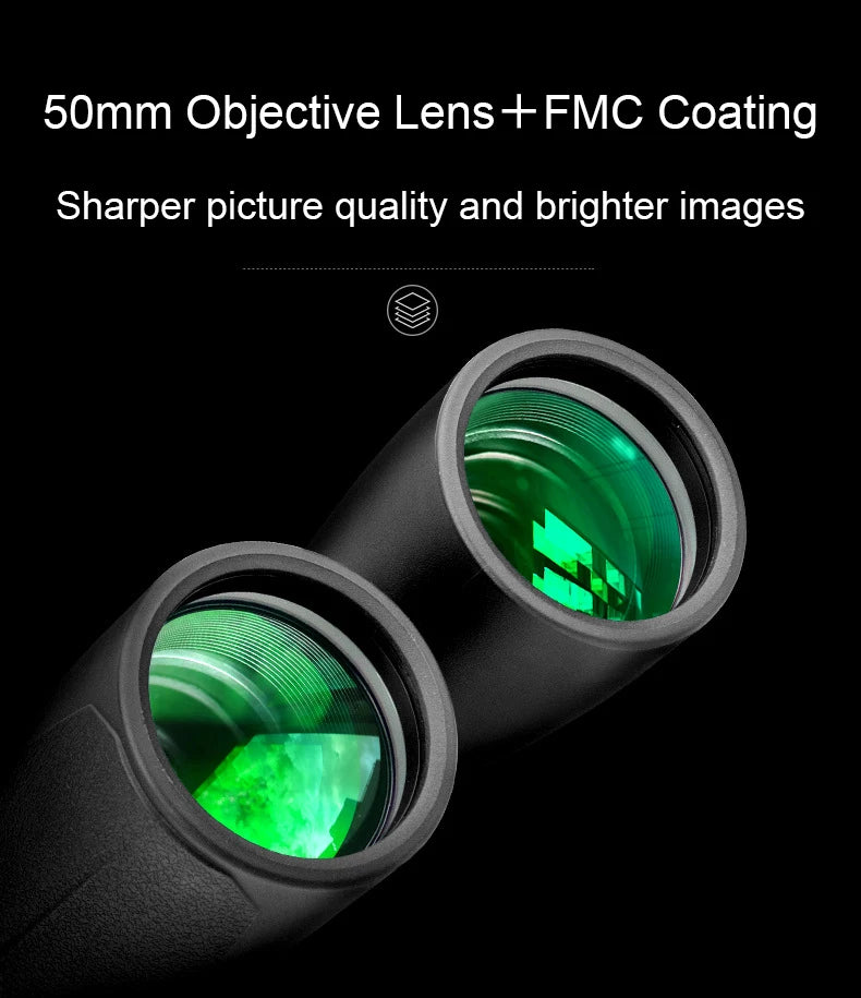 Shuntu Powerful 10x50 12x50 Binoculars HD Long Range Professional Optics IPX7 Waterproof FMC Coating BAK4 Telescope For Hunting