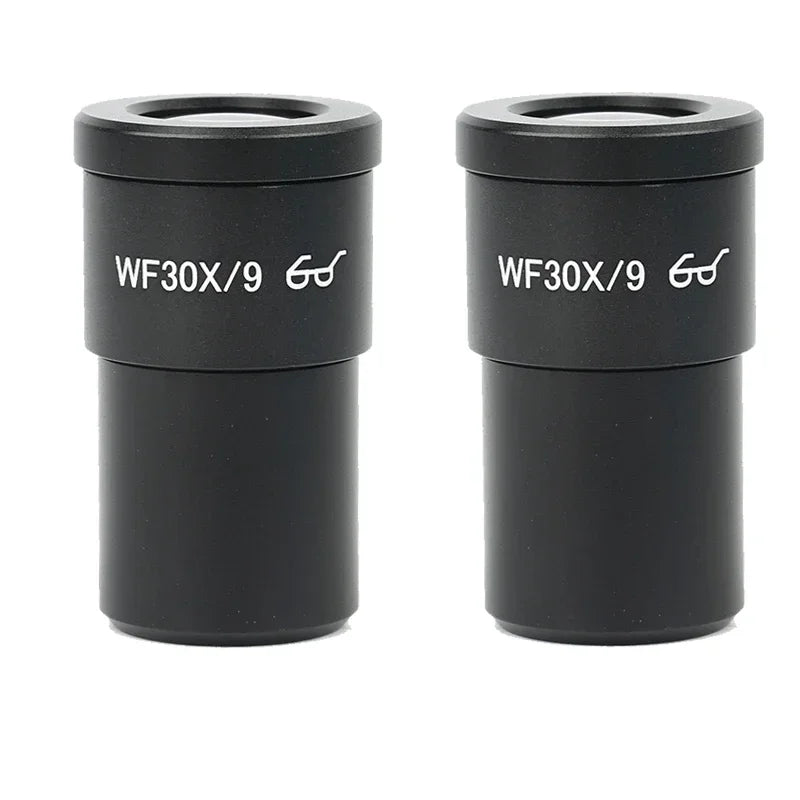 2PCS WF5X WF10X WF15X WF20X WF30X Wide Field Eyepiece For Binocular Trinocular Stereo Microscope 30MM Installation Interface