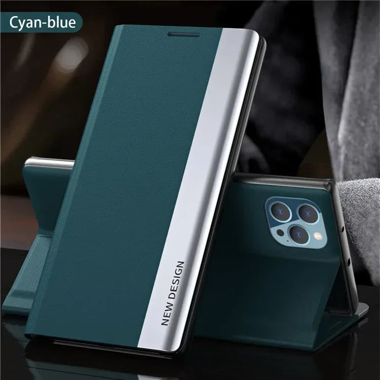 Flip Leather Case For Xiaomi Redmi Note 9S 10S 11S 12 Pro 9C 9T 10X K30S K40 Pro Luxury Ultrathin Magnetic Bracket Cover