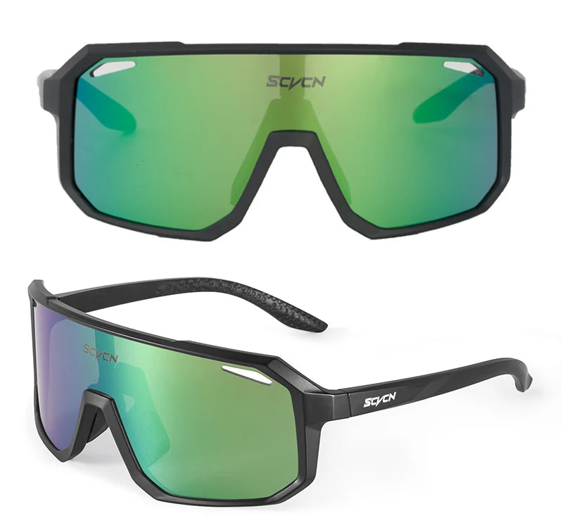 SCVCN Cycling Sunglasses Men MTB Road Driving Bike Glasses Outdoor Sports Women Bicycle Cycling UV400 Protective Glasses New