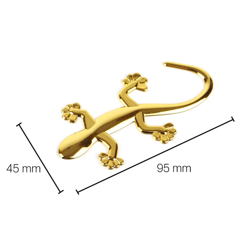 1/2PCS Gecko Lizard Car Sticker Motorcycle 3D Sticker Decal Waterproof Reflective Stickers Car Styling Car accessories stickers