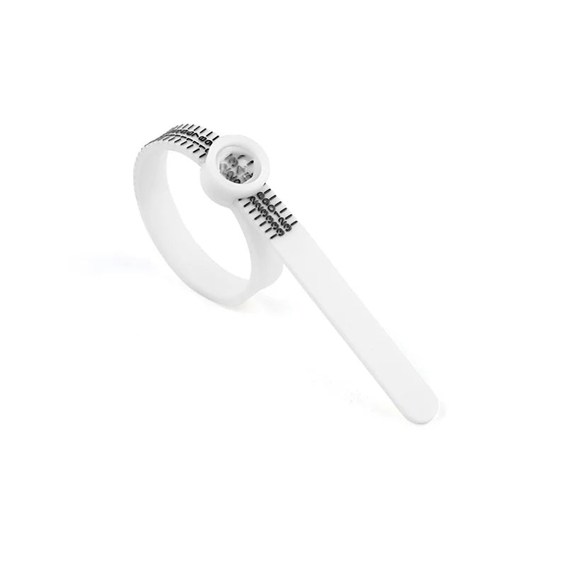 Ring Ruler Ring Measuring Tape Ring Measuring Tool Annular Coil Finger Size Filter with Magnifying Glass US UK EU HK Size