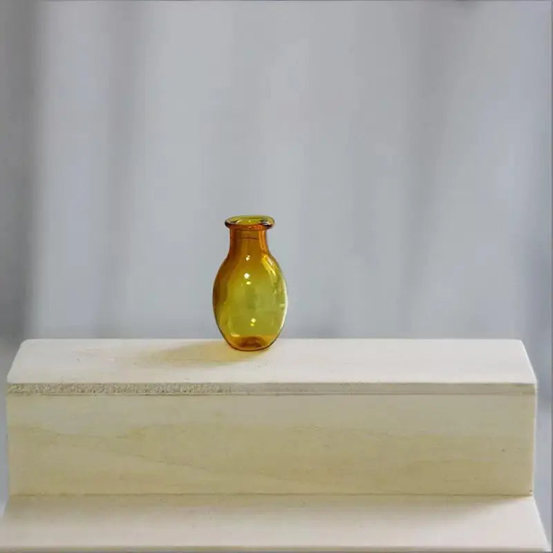 Mini Glass Vase Fridge Magnet Creative 3D Vase Micro Landscape Ornament Fridge Magnets Place Flower Arrangements Decoration