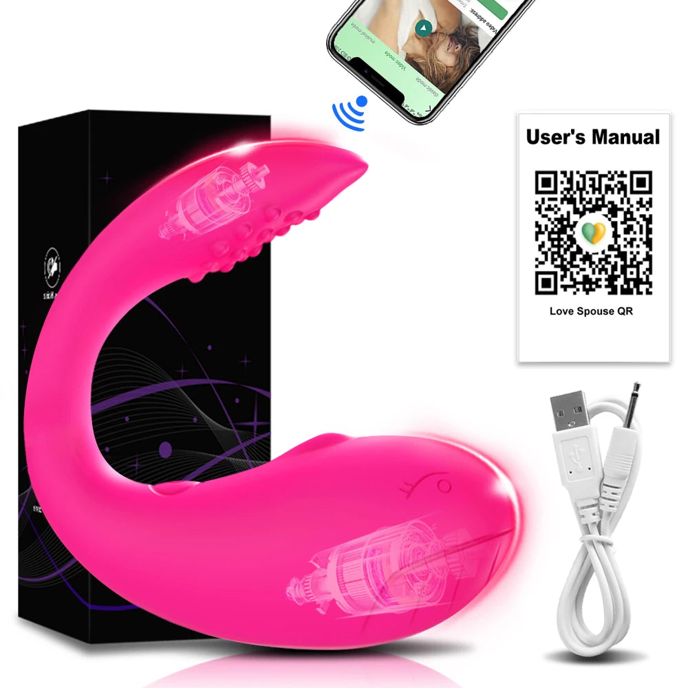 Wireless Bluetooth APP Vibrator Egg for Women Clit Clitoris Stimulator Wearable G Spot Vibrating Female Love Egg Adult Sex Toys