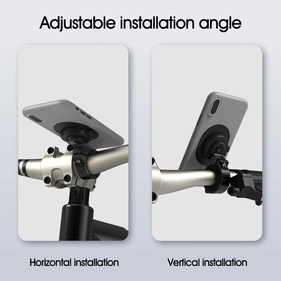 Motorcycle  Phone Holder Bicycle Phone Mount Moto MTB Road Mountain Bike Cellphone Bracket Accessories Quick Attach Lock