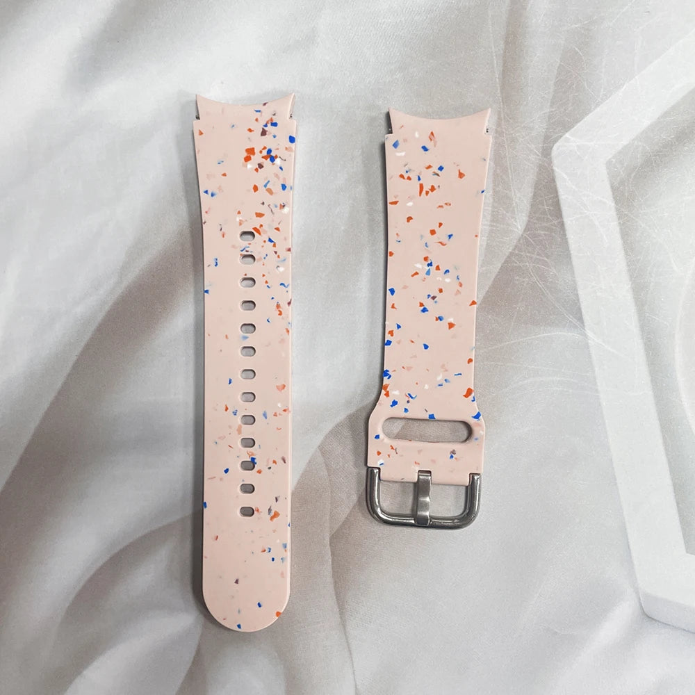 Silicone Strap For Samsung Galaxy Watch 6/6 Classic Eco-friendly Watchband for Galaxy Watch 4 5 6 7 FE