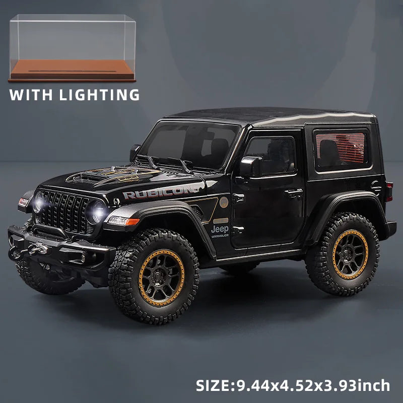 1 18 Scale Jeep Wrangler Alloy Model Car Toy with Sound Light Effect NairoMarket