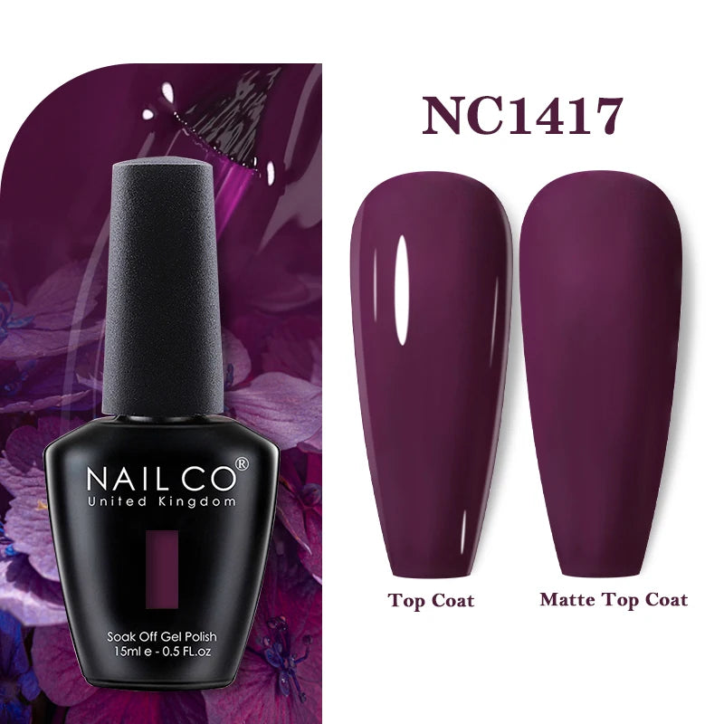 NAILCO Gel Nail Polish 15ml Nail Art Vernis Semi Permanent Soak off UV Gel Polish Gel Manicure Nail Varnish Nail Color Ongles
