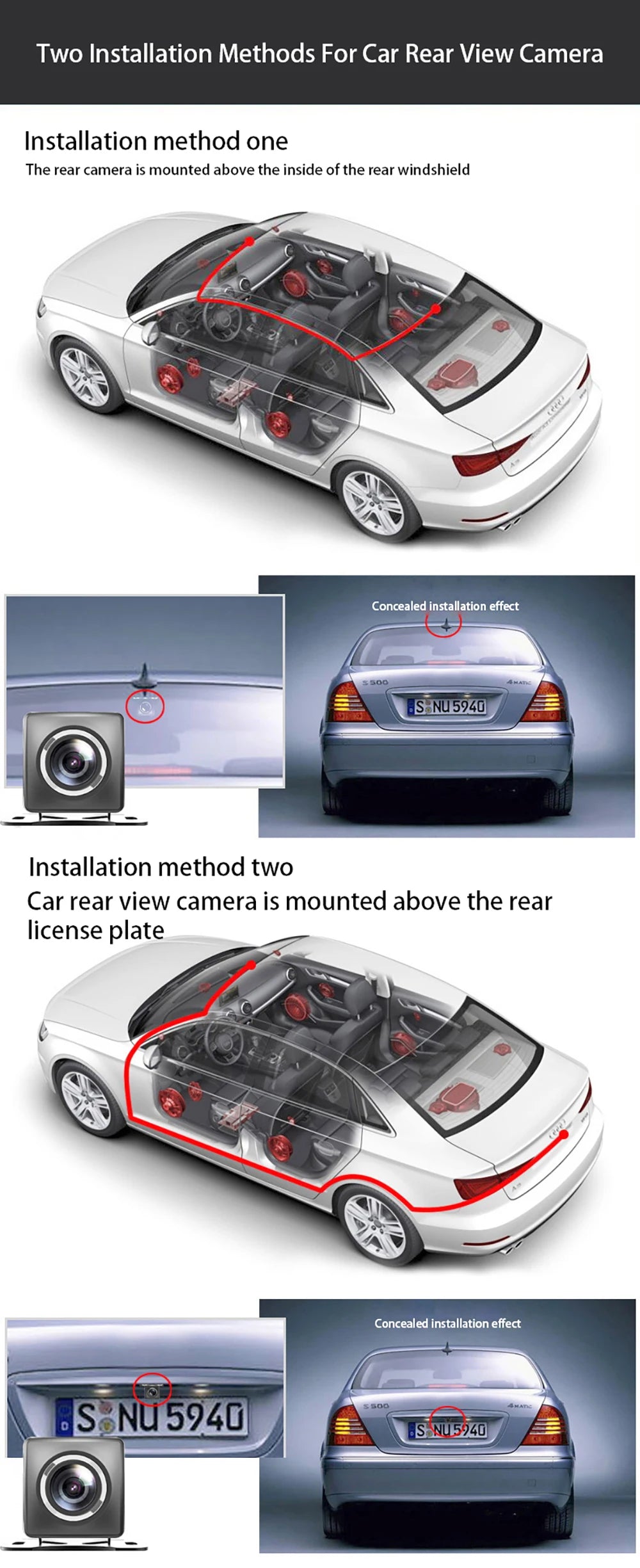 Car DVR 10 Inch 4K GPS WIFI Mirror Dash Cam Dual Lens Dashcam IPS Screen Car Camera Drive Recorder Stream RearView Mirror