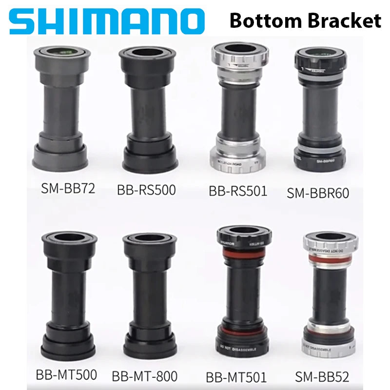 Shimano Deore SM-BB52 MT501 XT MT800 MT801 Hollowtech Mountain Bike Bottom Bracket 68 73 MM RS501 BBR60 BB71-41B for Road Bike