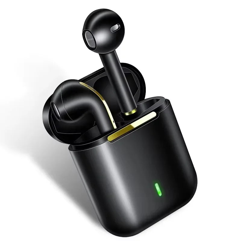 J18 wireless earphones, Bluetooth earphones, 9D noise cancelling gaming earphones with microphone, outdoor sports earphones