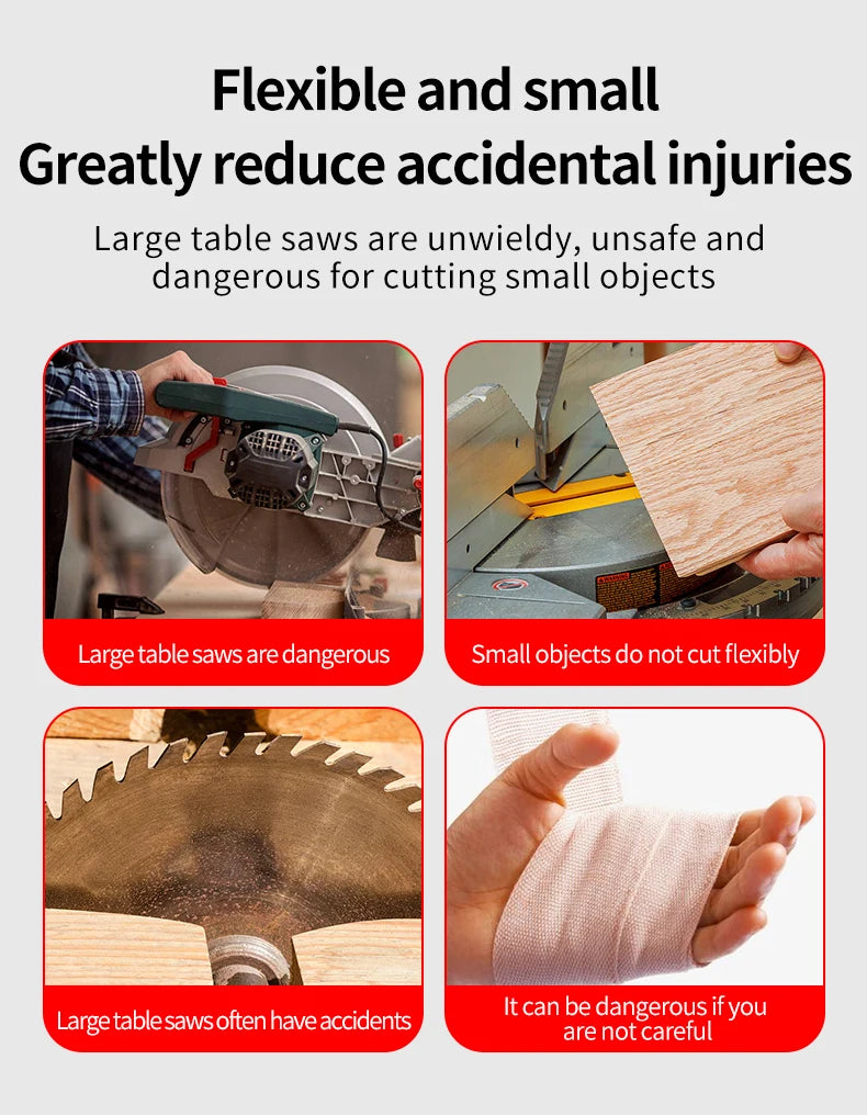 Mini Multifunctional Table Saw Electric Desktop Saws Small Household DIY Cutting Tool Woodworking Bench Lathe Cutter Machine